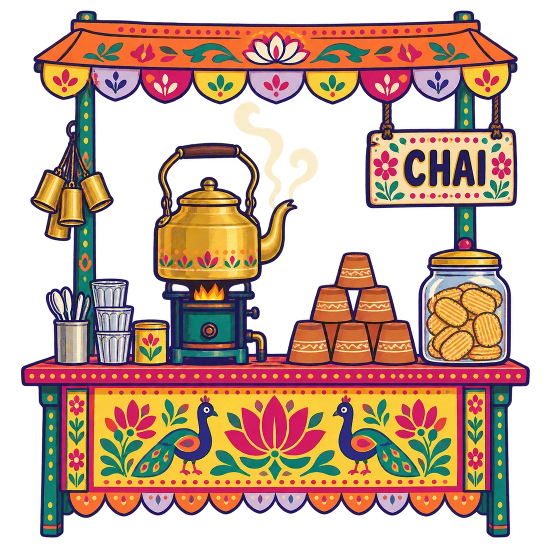 Roadside chai stall